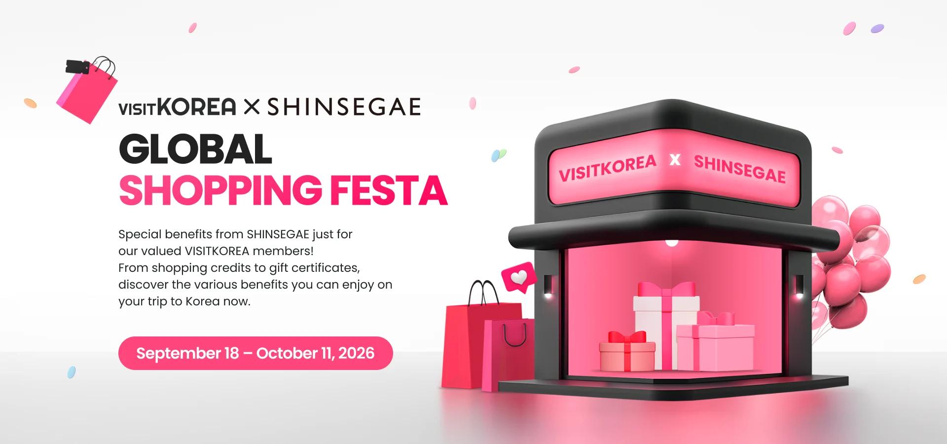 A foreign customer shopping at Shinsegae Department Store in South Korea