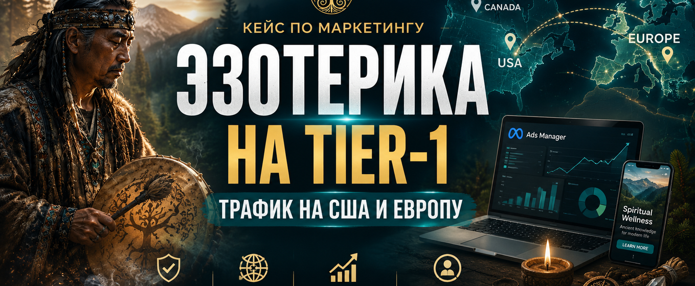 Целевые заявки из США и Европы для эзотерической ниши (самомассаж внутренних органов)
