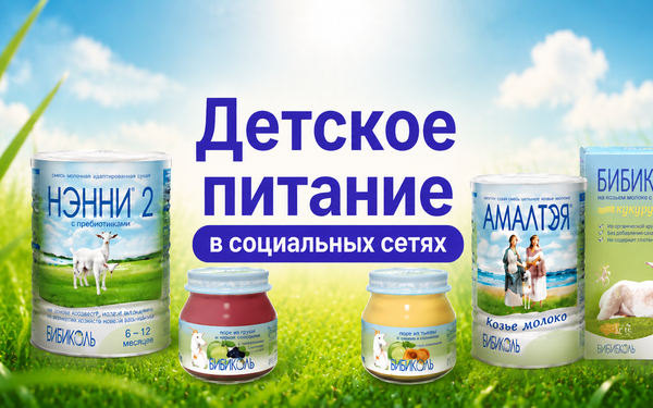 Продвижение бренда детского питания в социальных сетях