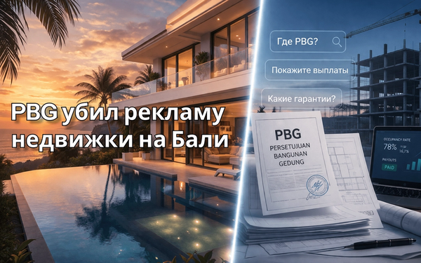 Почему ваша реклама НЕДВИЖКИ на Бали перестала работать в 2026. Инвестор поумнел — и это ваша проблема
