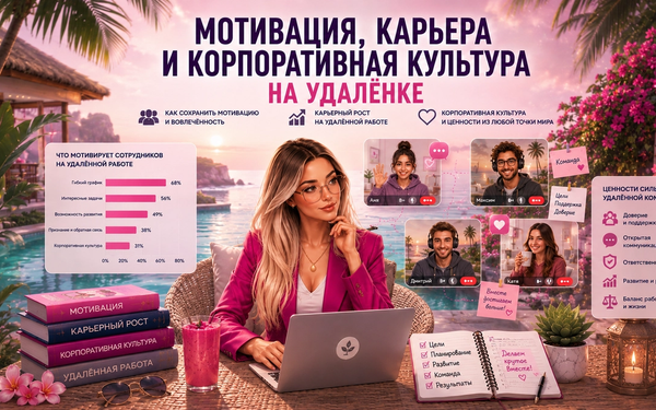 Мотивация, карьера и корпоративная культура на удалёнке: опрос 100 сотрудников
