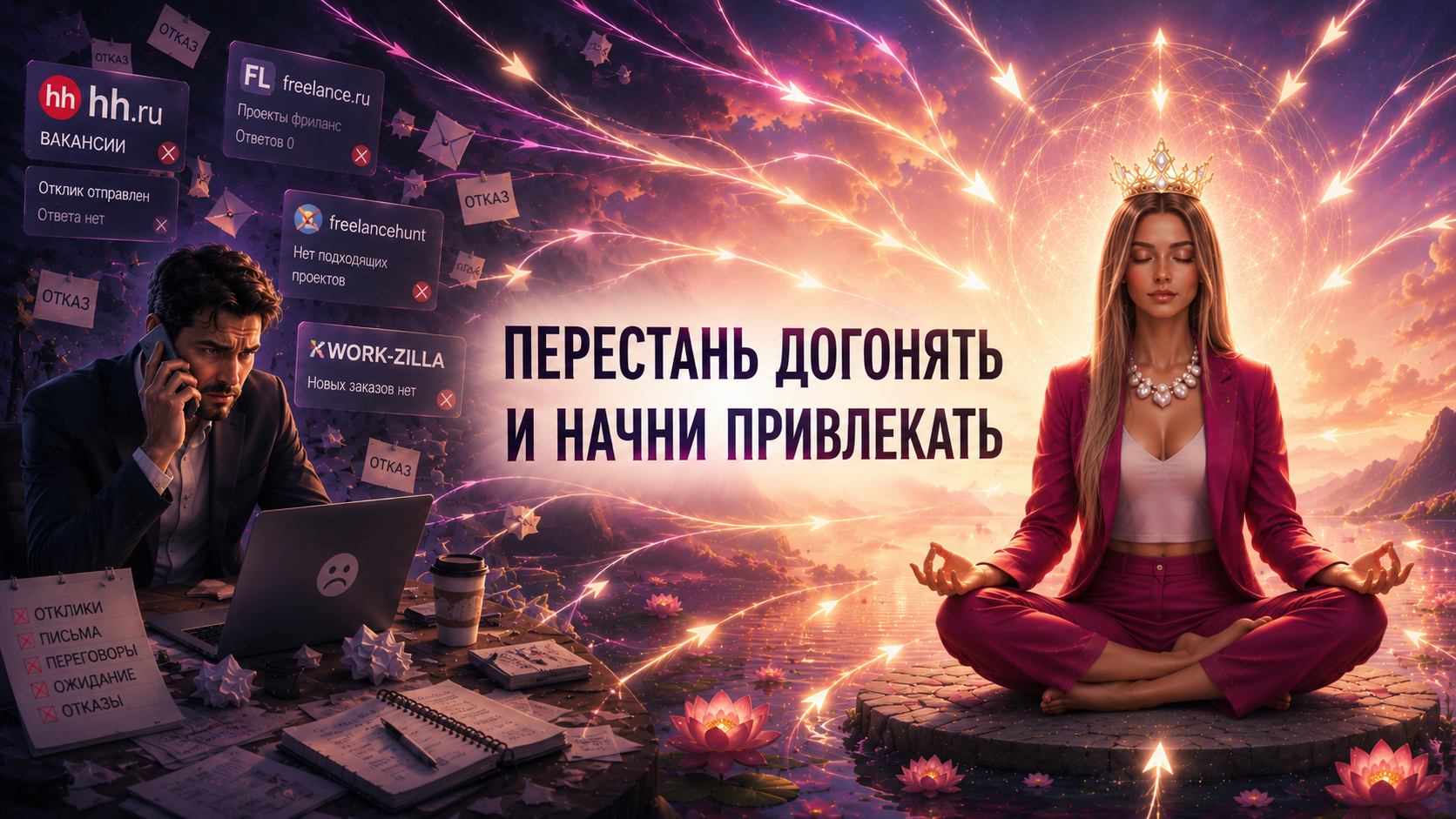 Почему поиск работы и клиентов так бьёт по психике и вызывает тревогу?