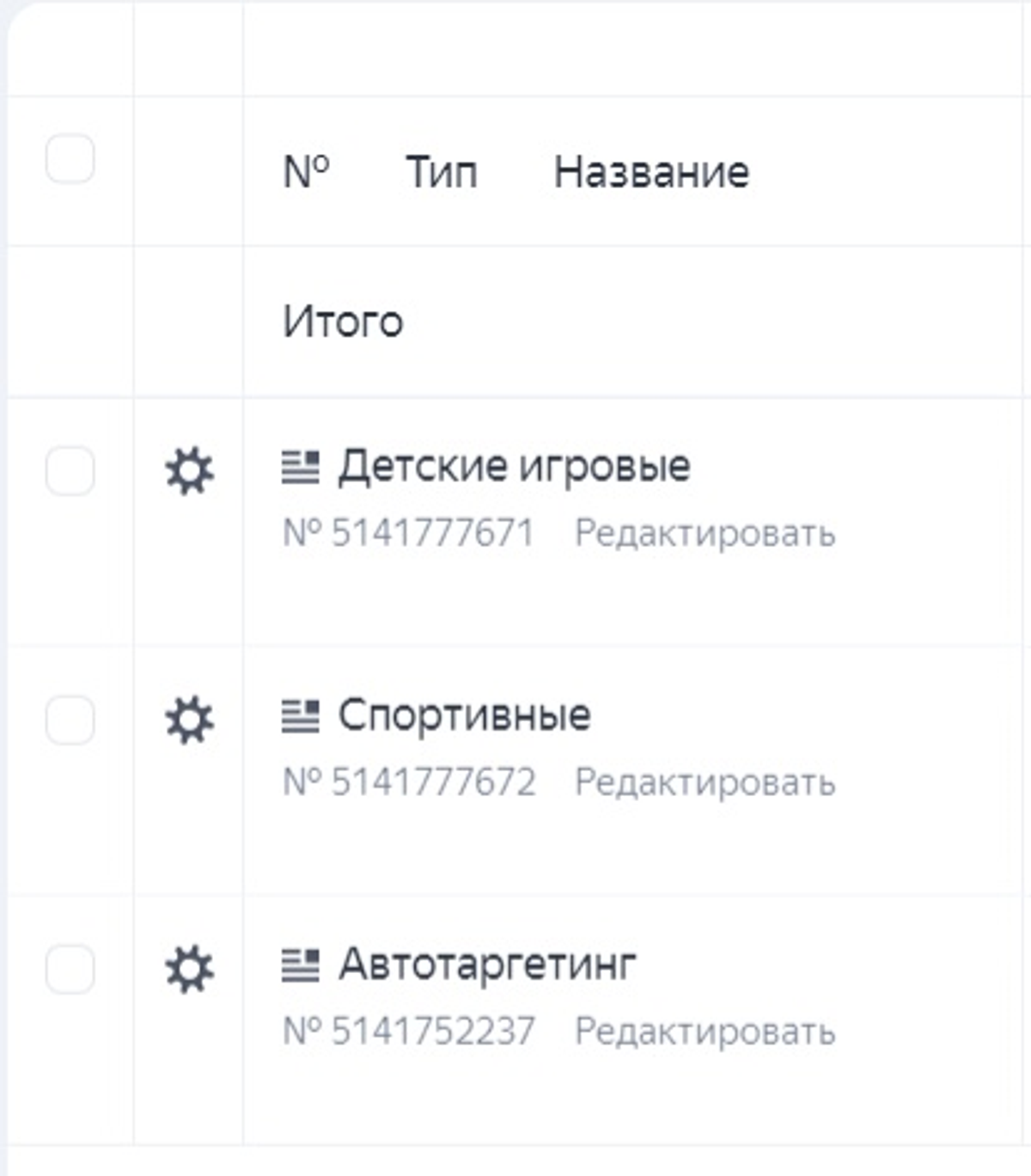 Группа Яндекс Директ детские игровые спортивные площадки