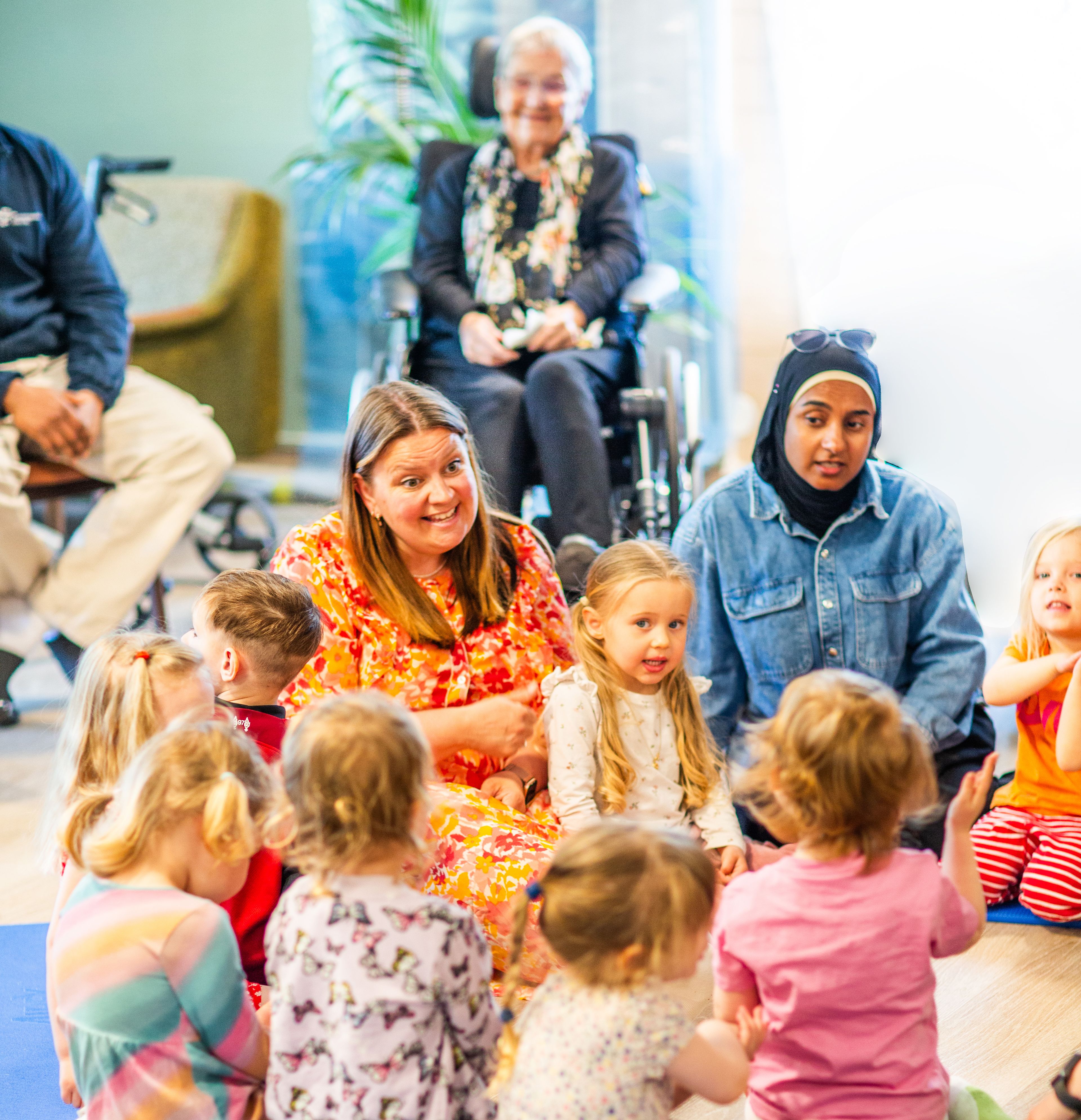 Generasjonssang på Paulus sykehjem