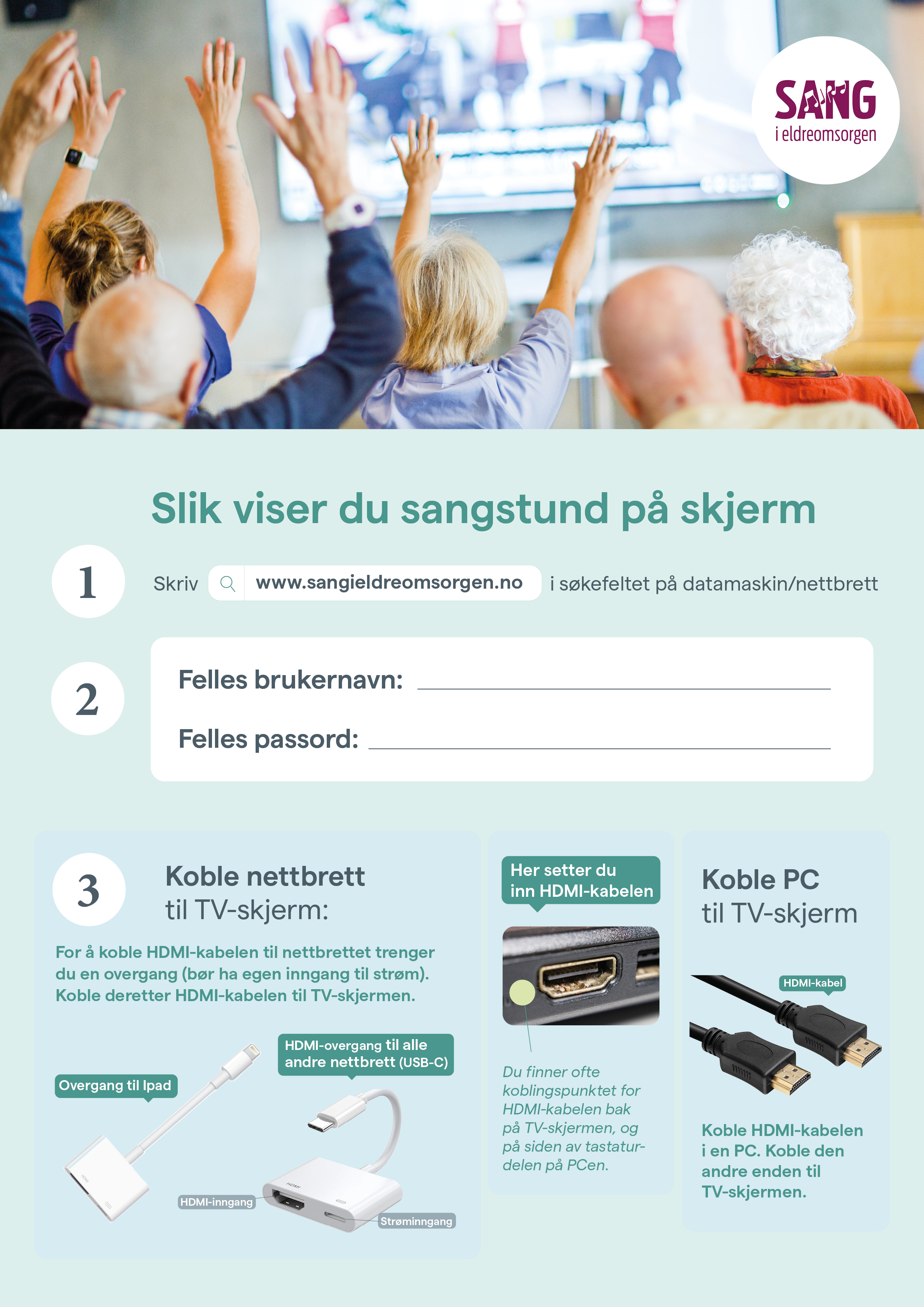 Instruksjonsplakat