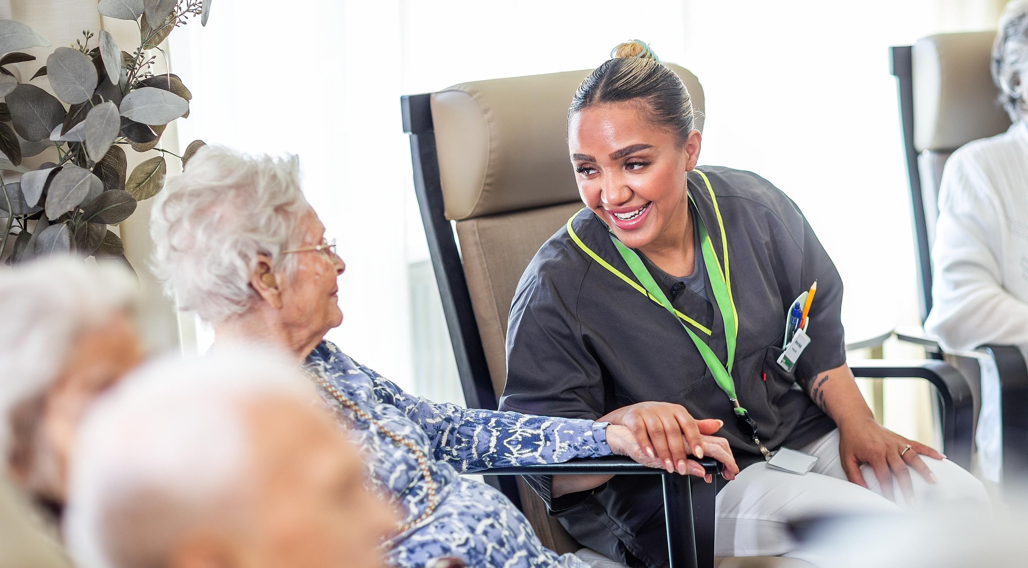 Sangstund på eldreinstitusjon