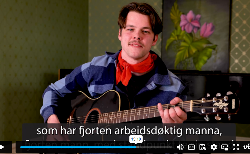 Sangstund hos Sang i eldreomsorgen