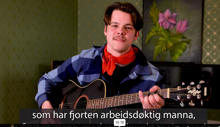 Sangstund hos Sang i eldreomsorgen