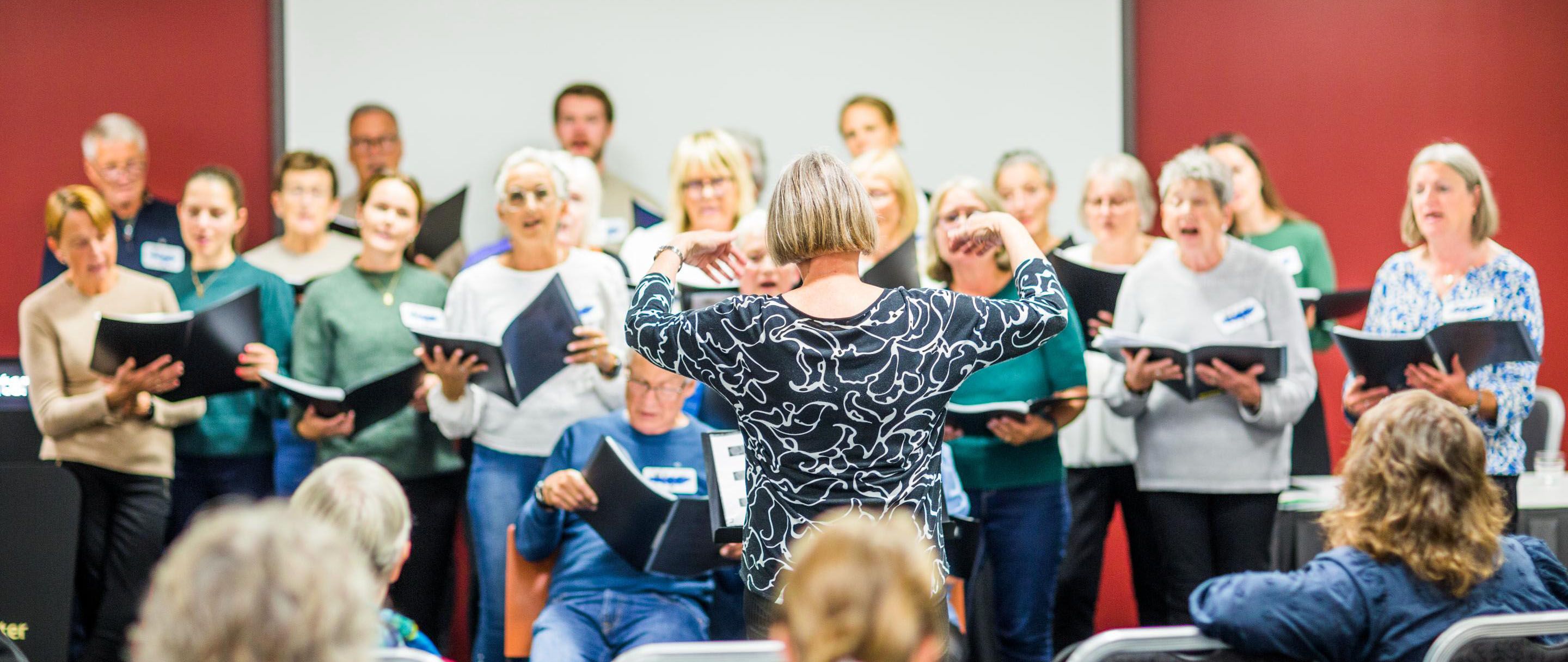 Illustrasjonsfoto: publikum under Nordisk sangsymposium (2023), arrangert av Krafttak for sang