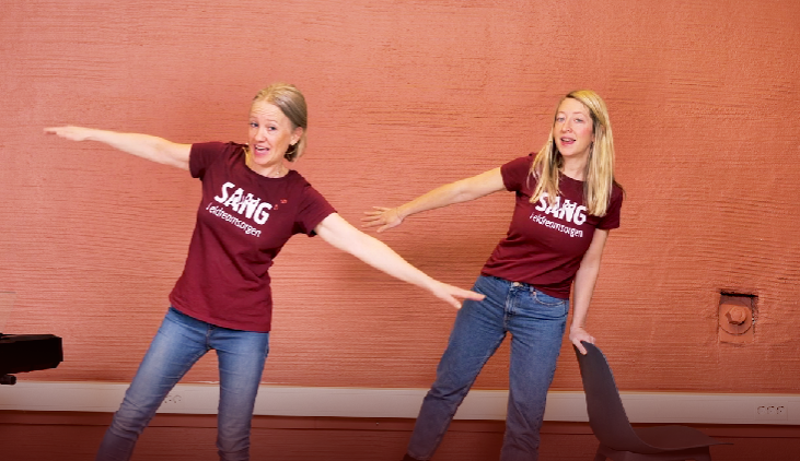 Stående sangtrim med Sang i eldreomsorgen