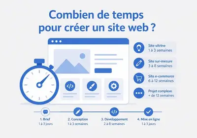 Combien de temps faut-il pour créer un site web