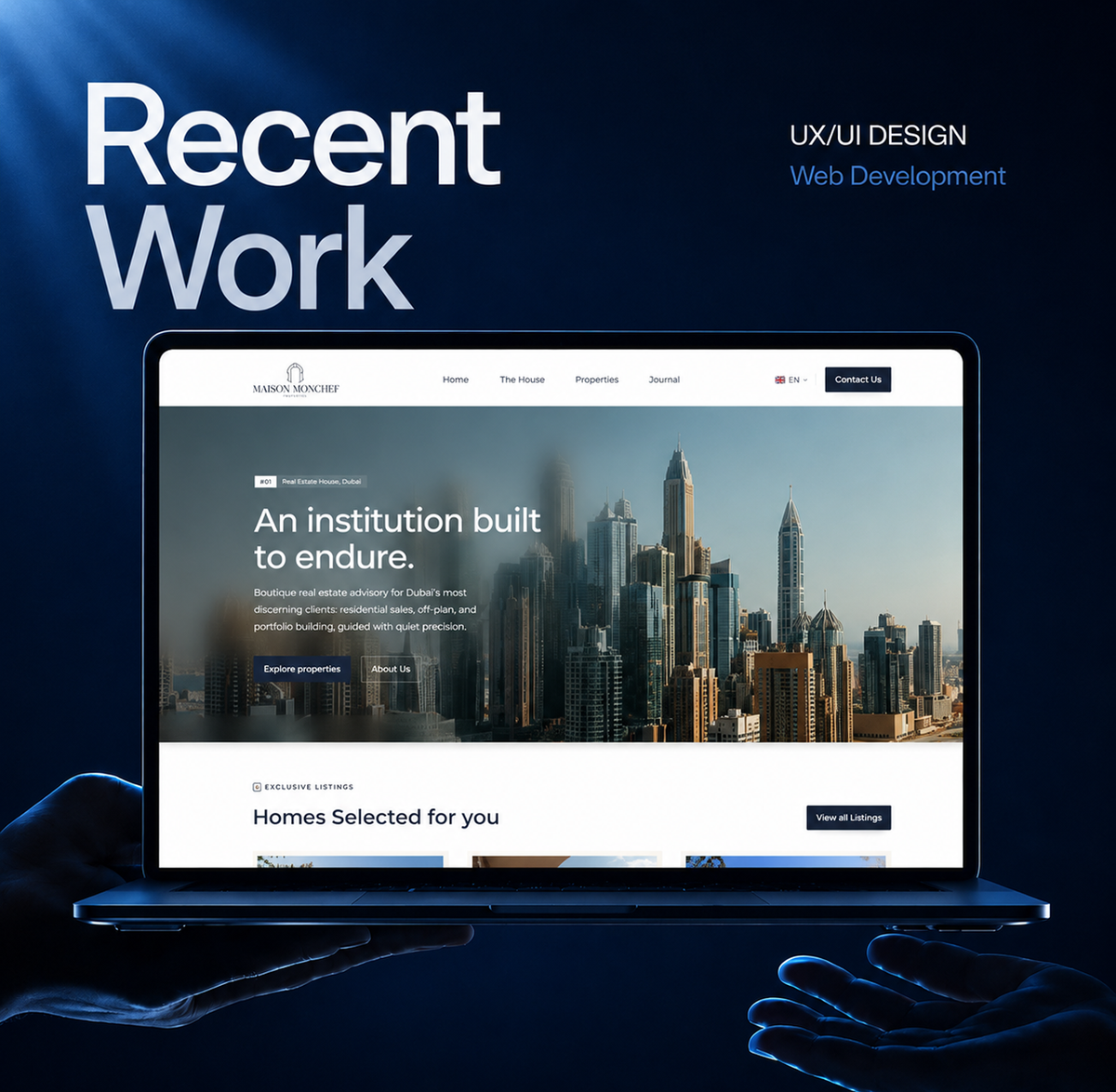 Site web pour agence immobilière au Maroc