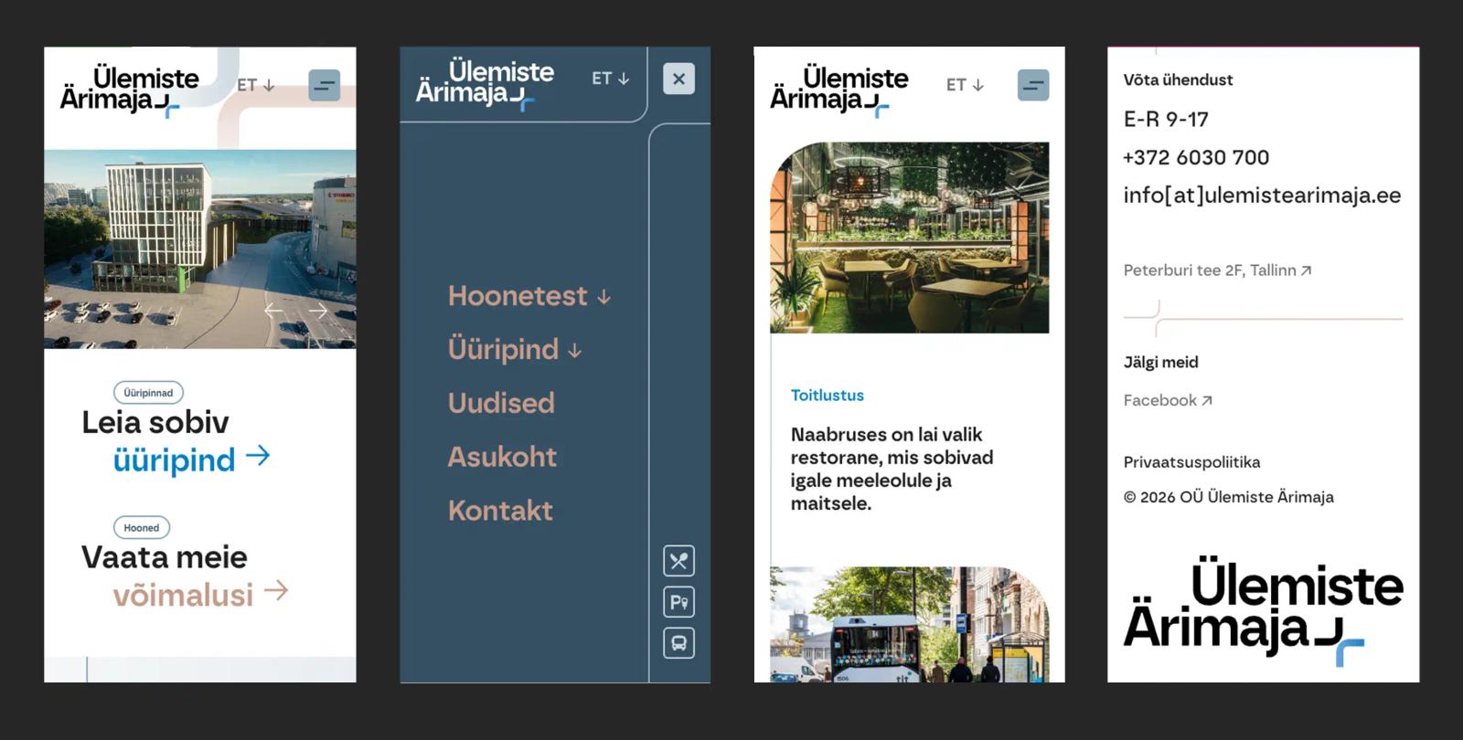 Ülemiste Ärimaja hoone tutvustus fotode ja kinnisvarainfoga