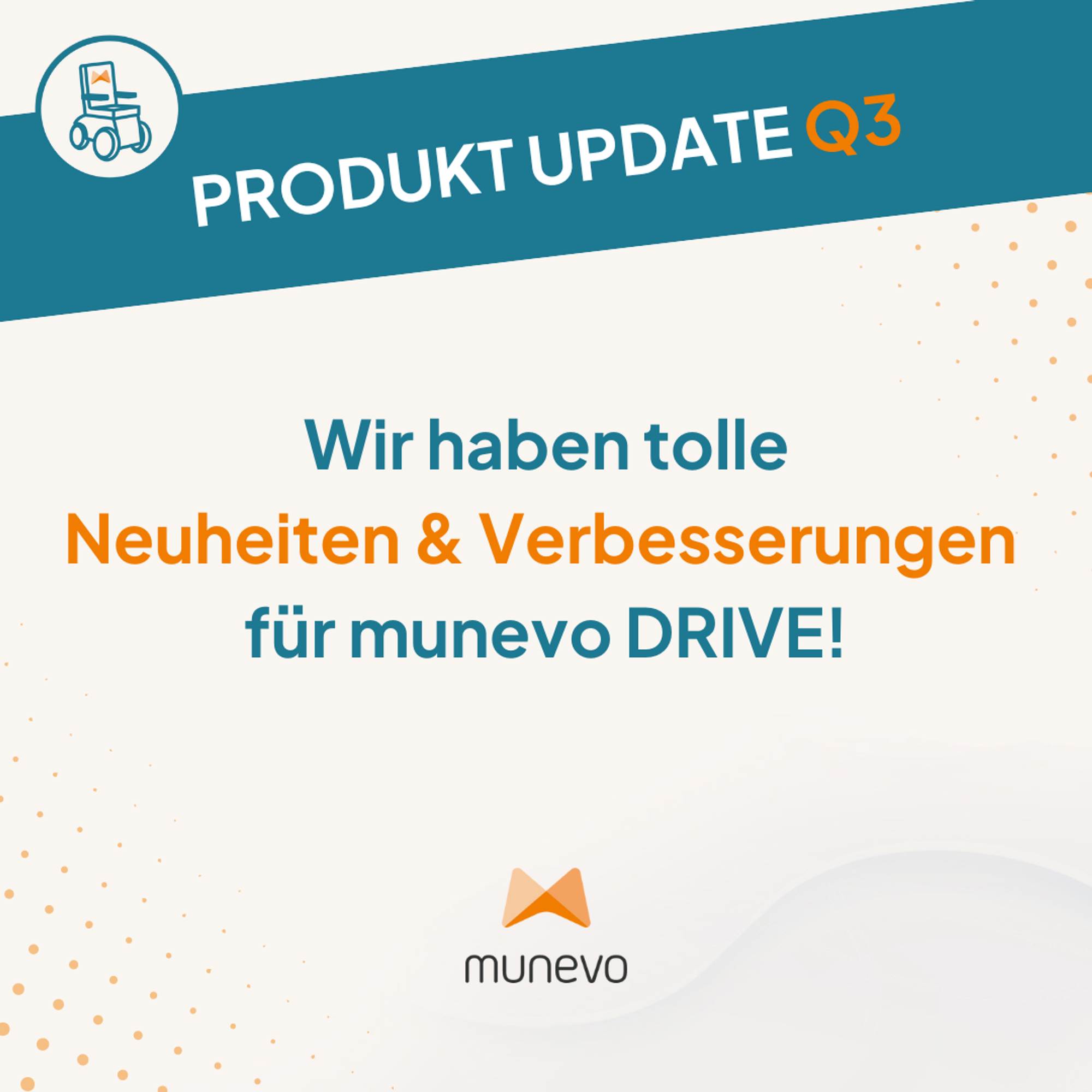 Produktupdate für munevo DRIVE Rollstuhlsteuerung