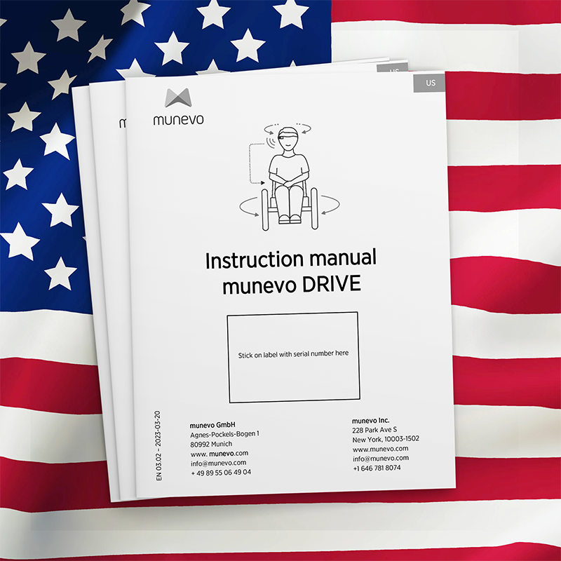 Manual on top of US flag