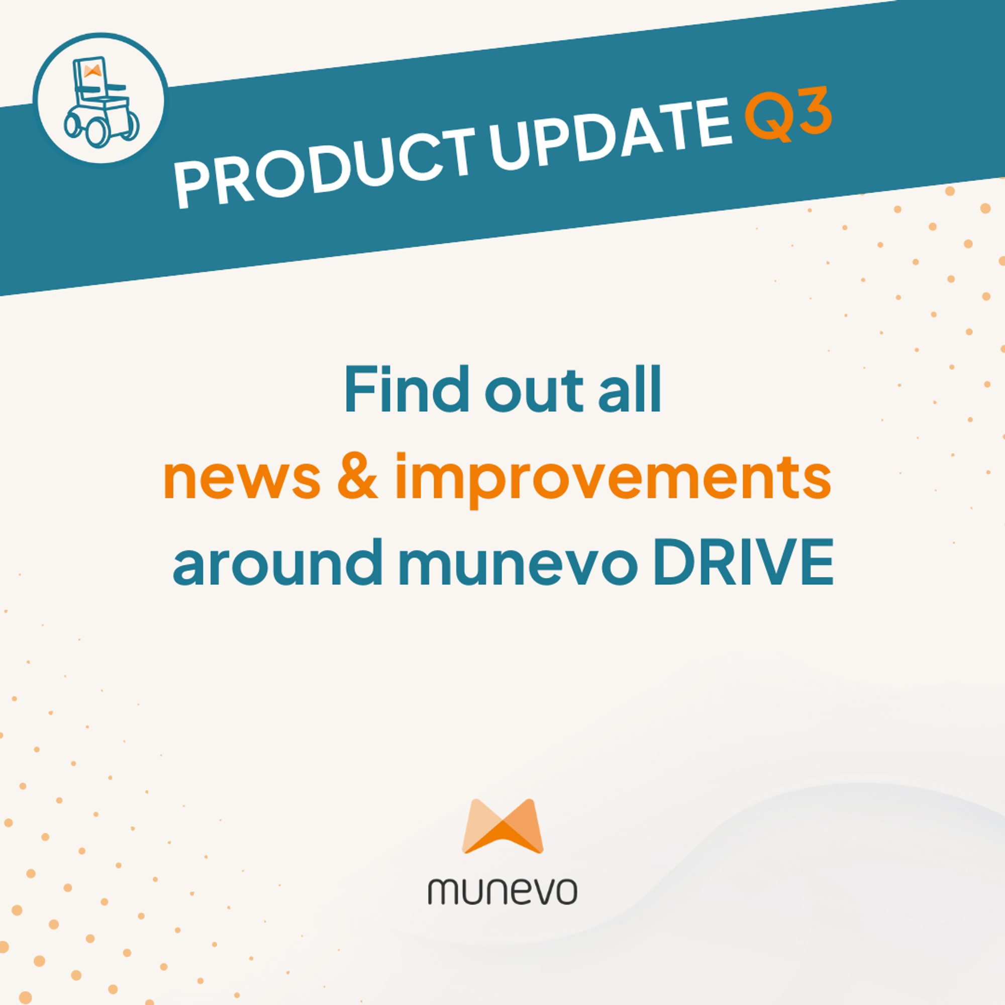 Product update for munevo DRIVE