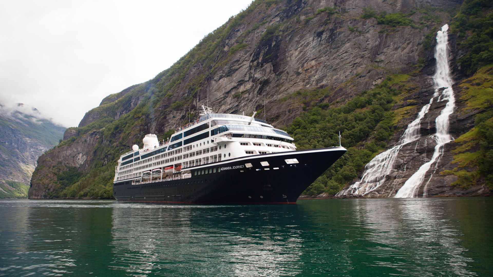 Azamara cruise ship at sea