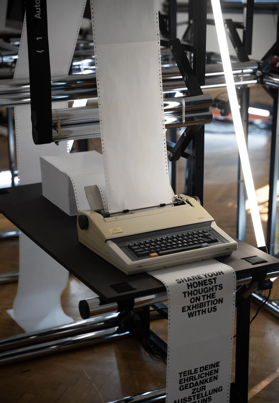 Typewriter at the Exhibition