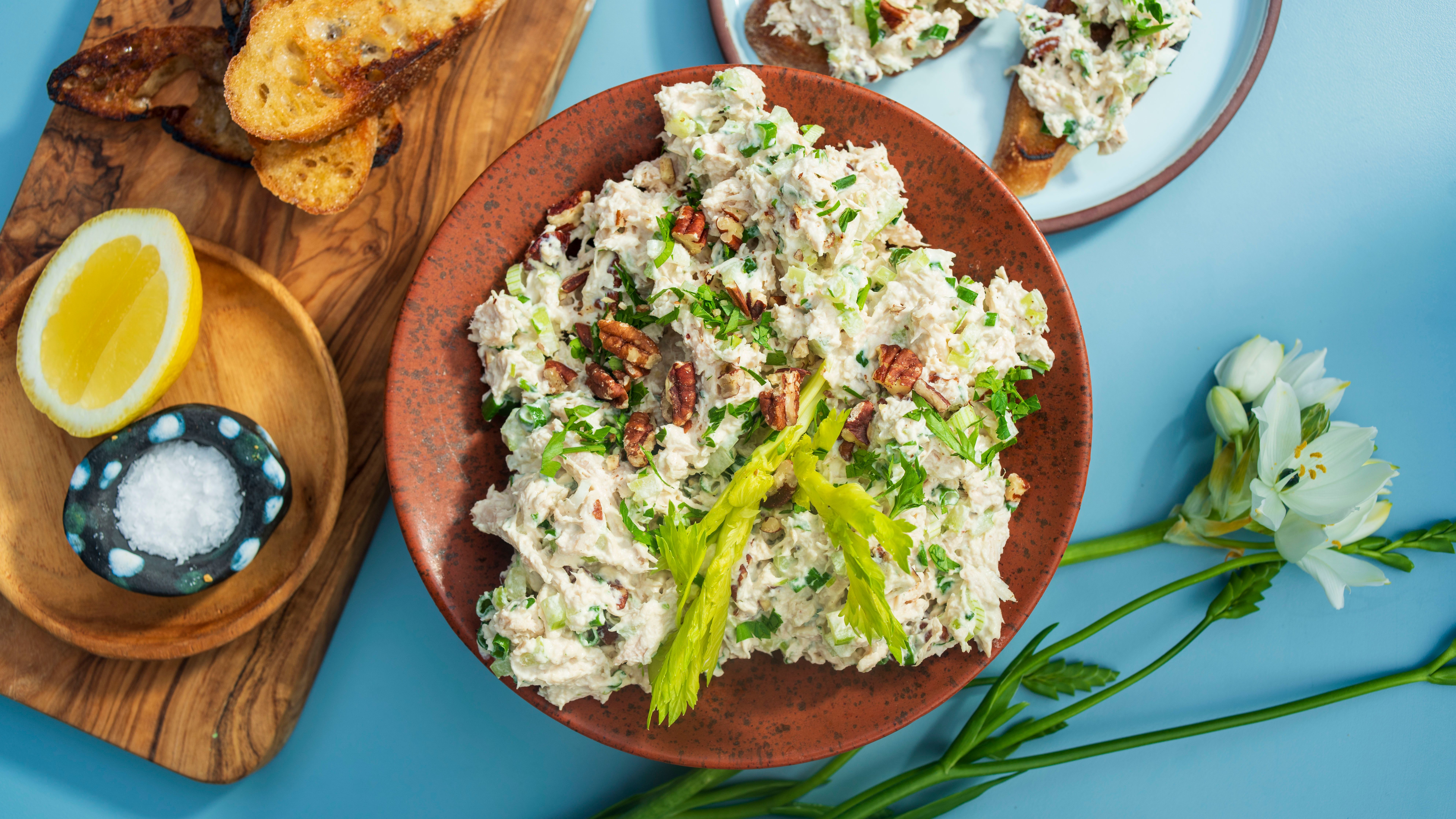 Kremet kyllingsalat med estragon