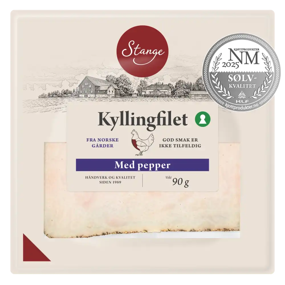 Kyllingfilet pålegg med pepper