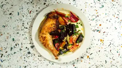 Kyllinglår med ovnsbakte beter