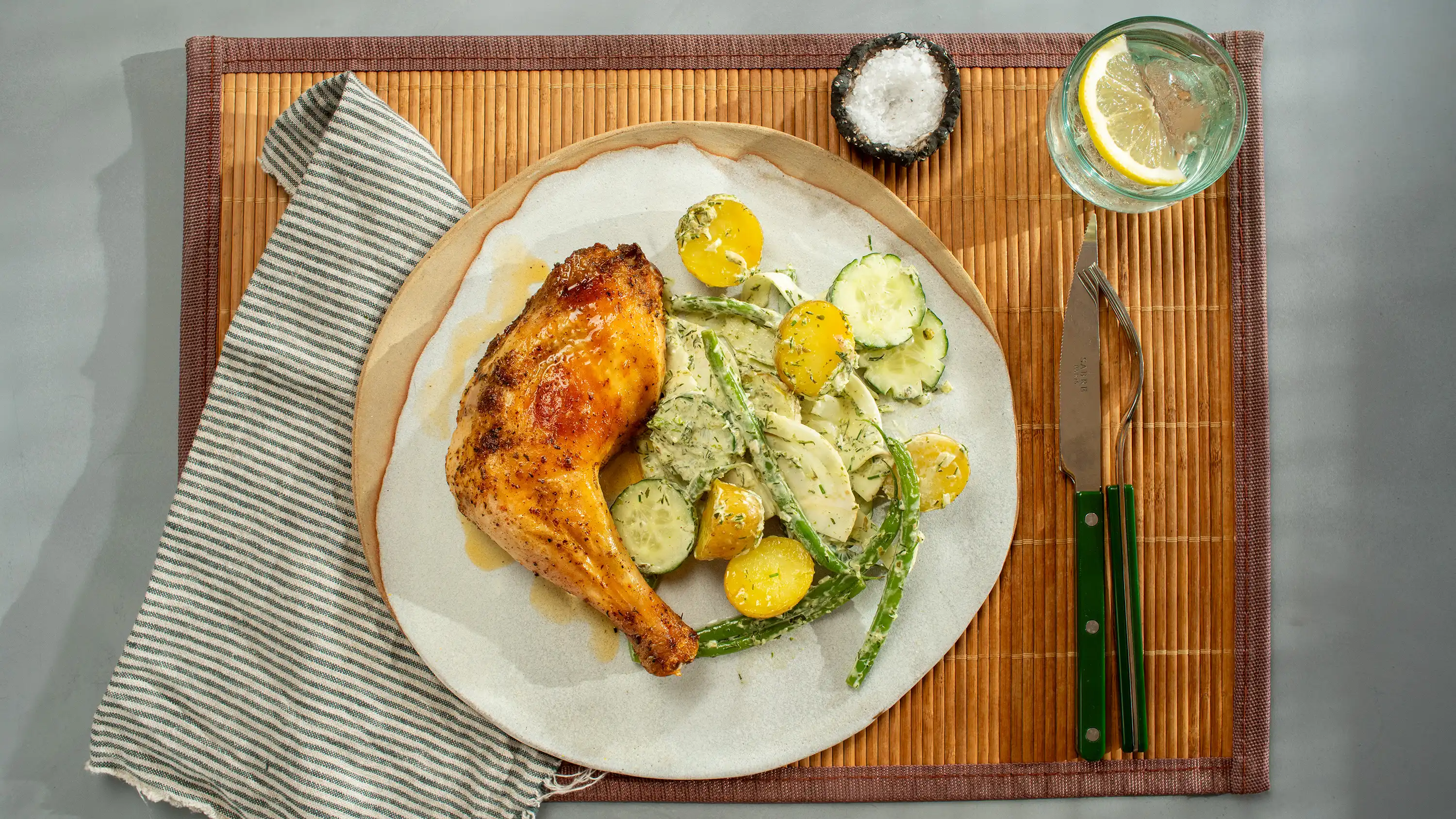 Green goddess-potetsalat