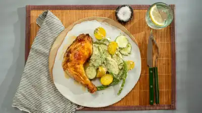 Green goddess-potetsalat
