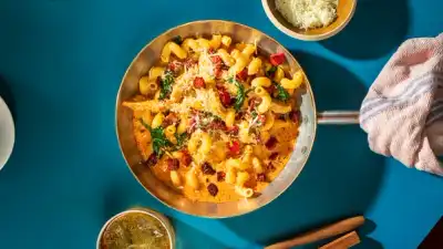Pasta med kylling og chorizo