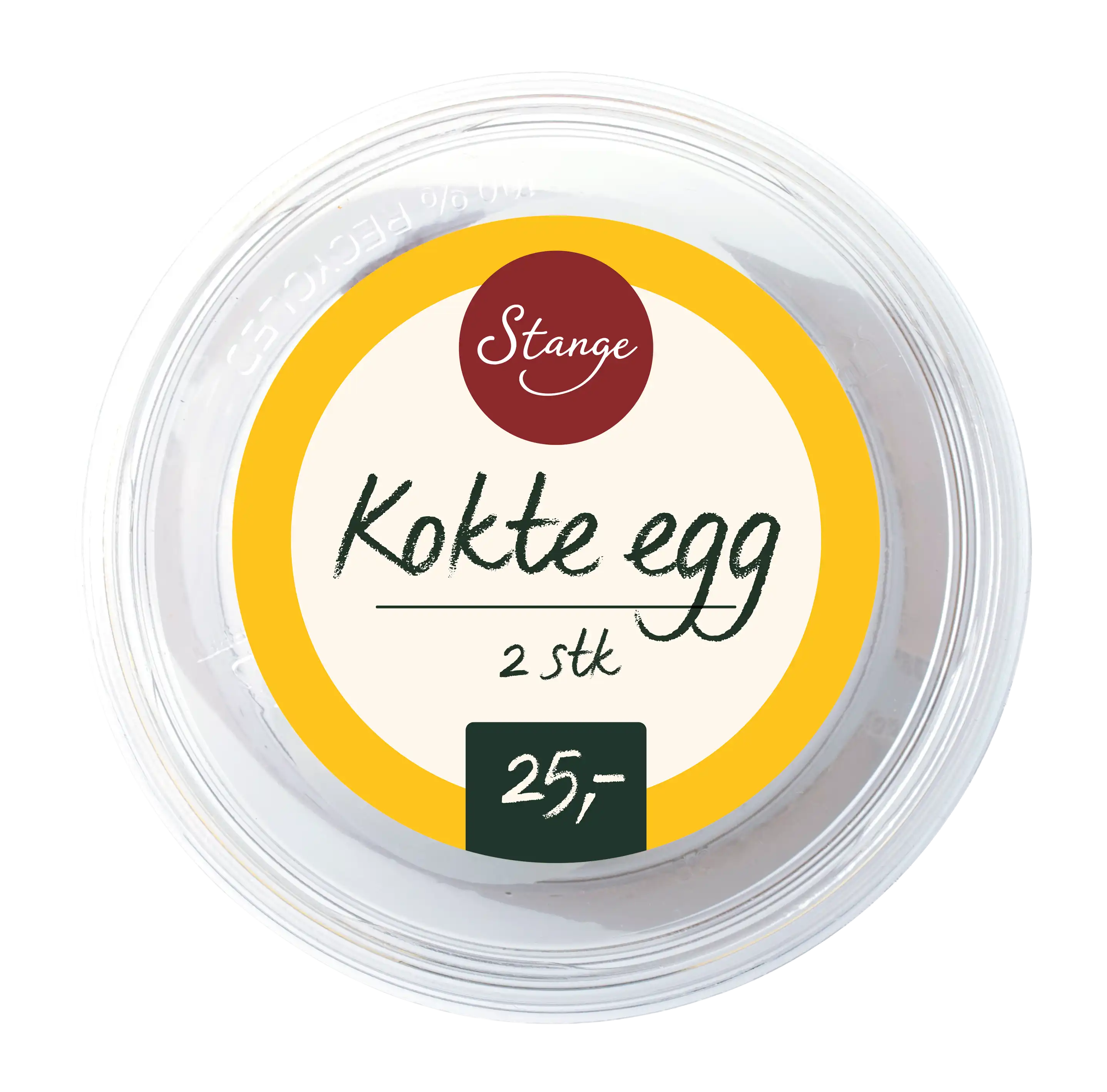 2 kokte egg