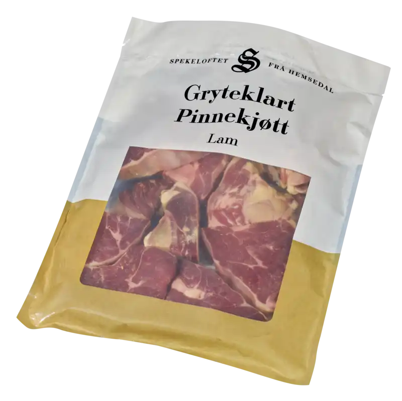 Gryteklart pinnekjøtt av lam