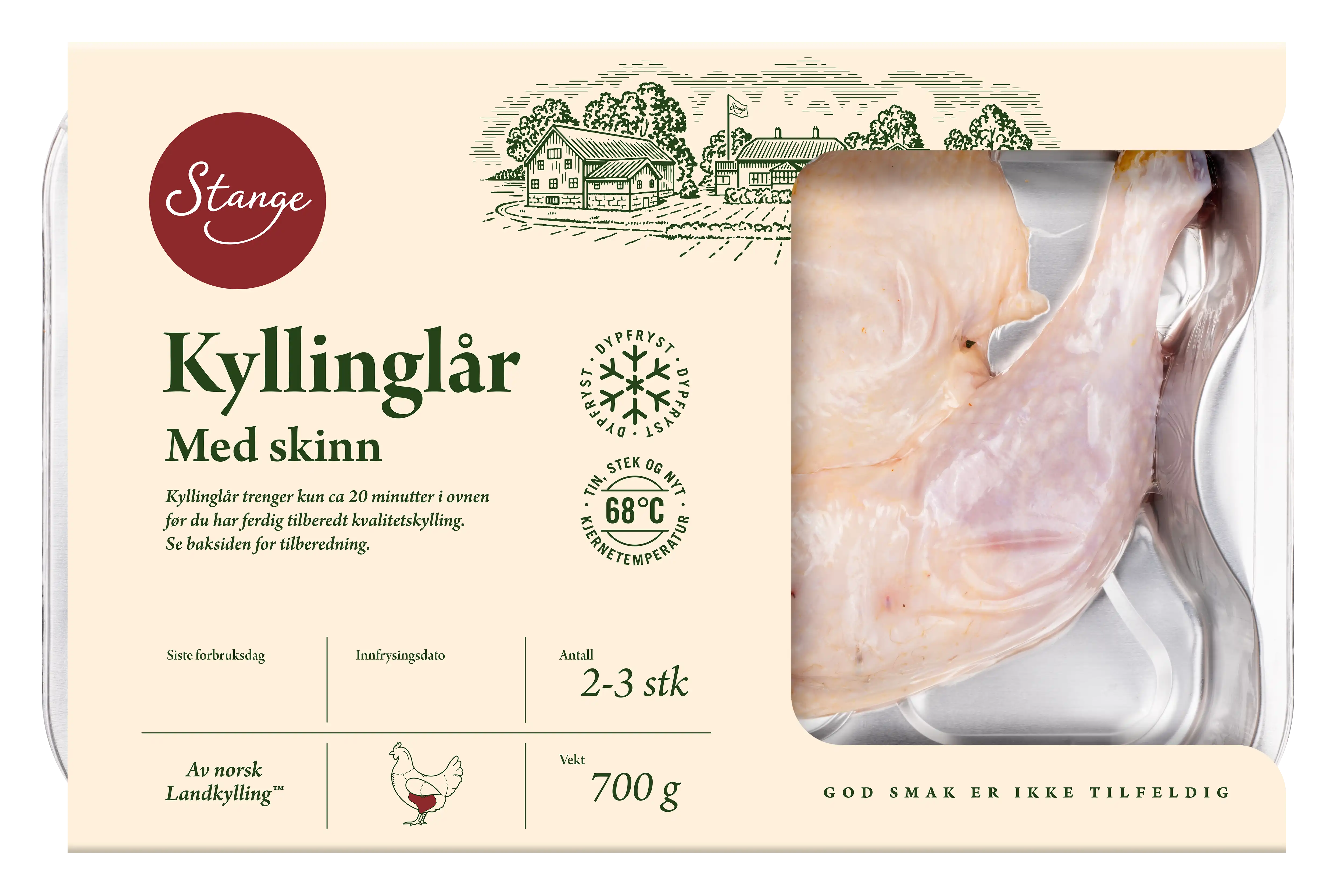 Kyllinglår fryst