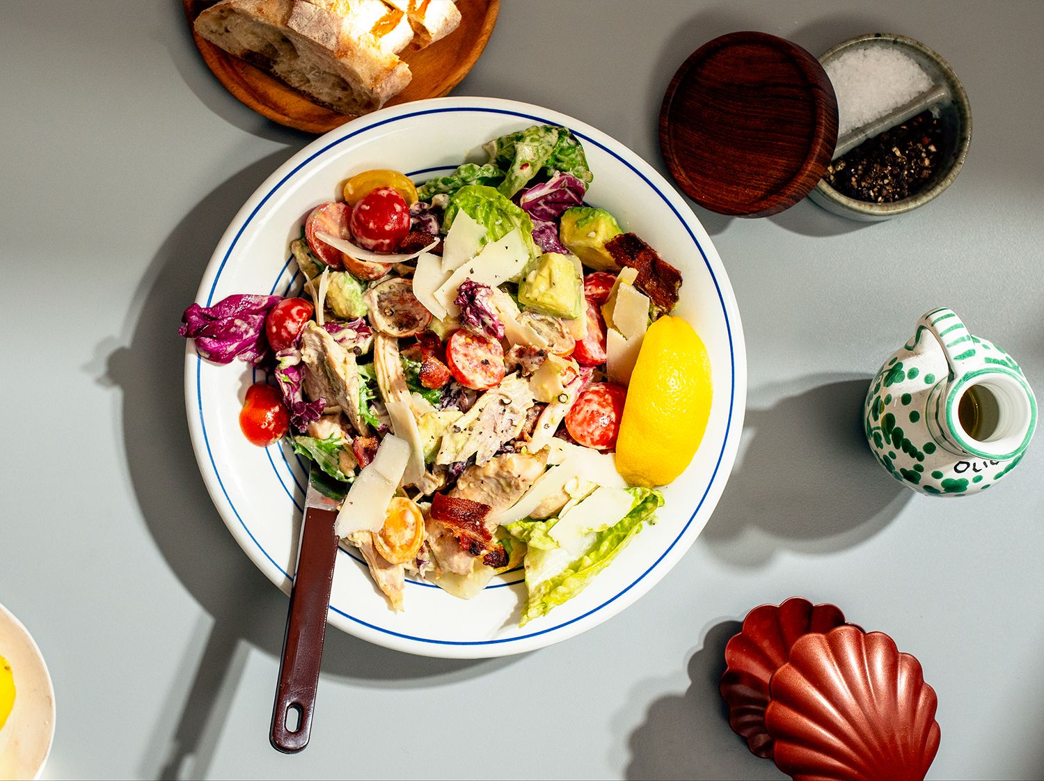 Kremet kyllingsalat