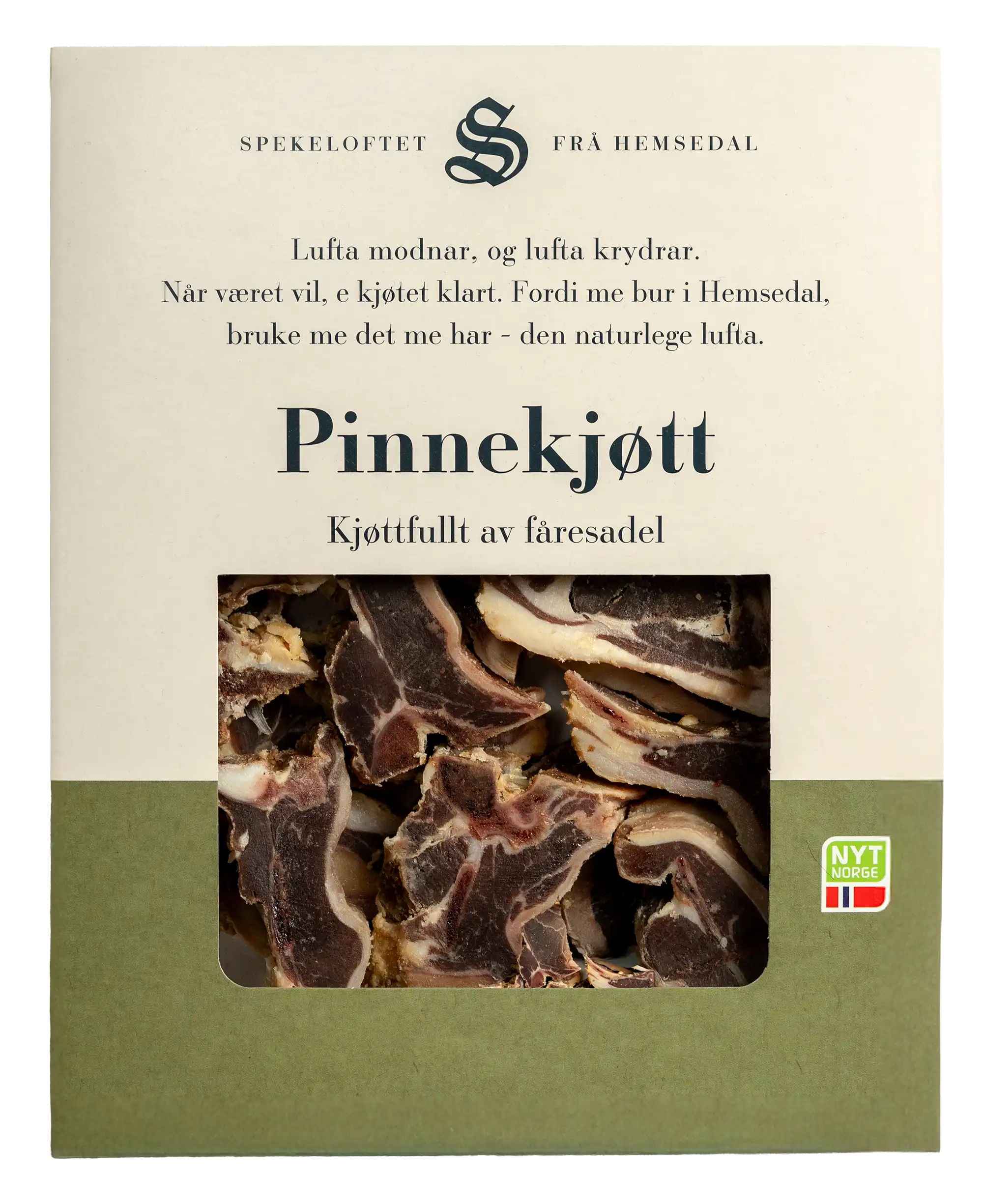 Pinnekjøtt kjøttfullt av fåresadel