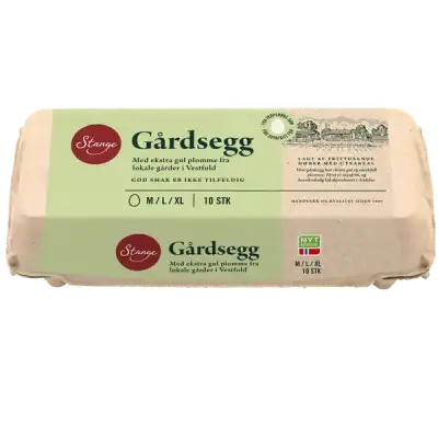 Gårdsegg fra frittgående høner