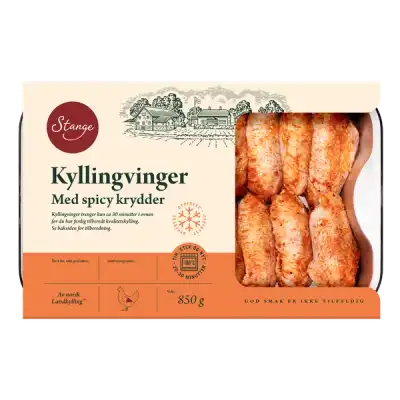 Kyllingvinger med spicy krydder fryst