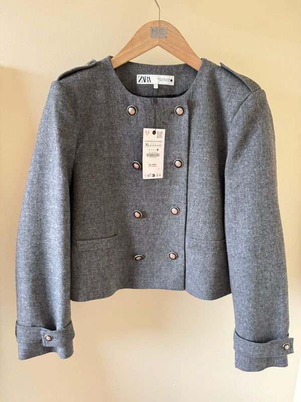 Blazer Zara Gris