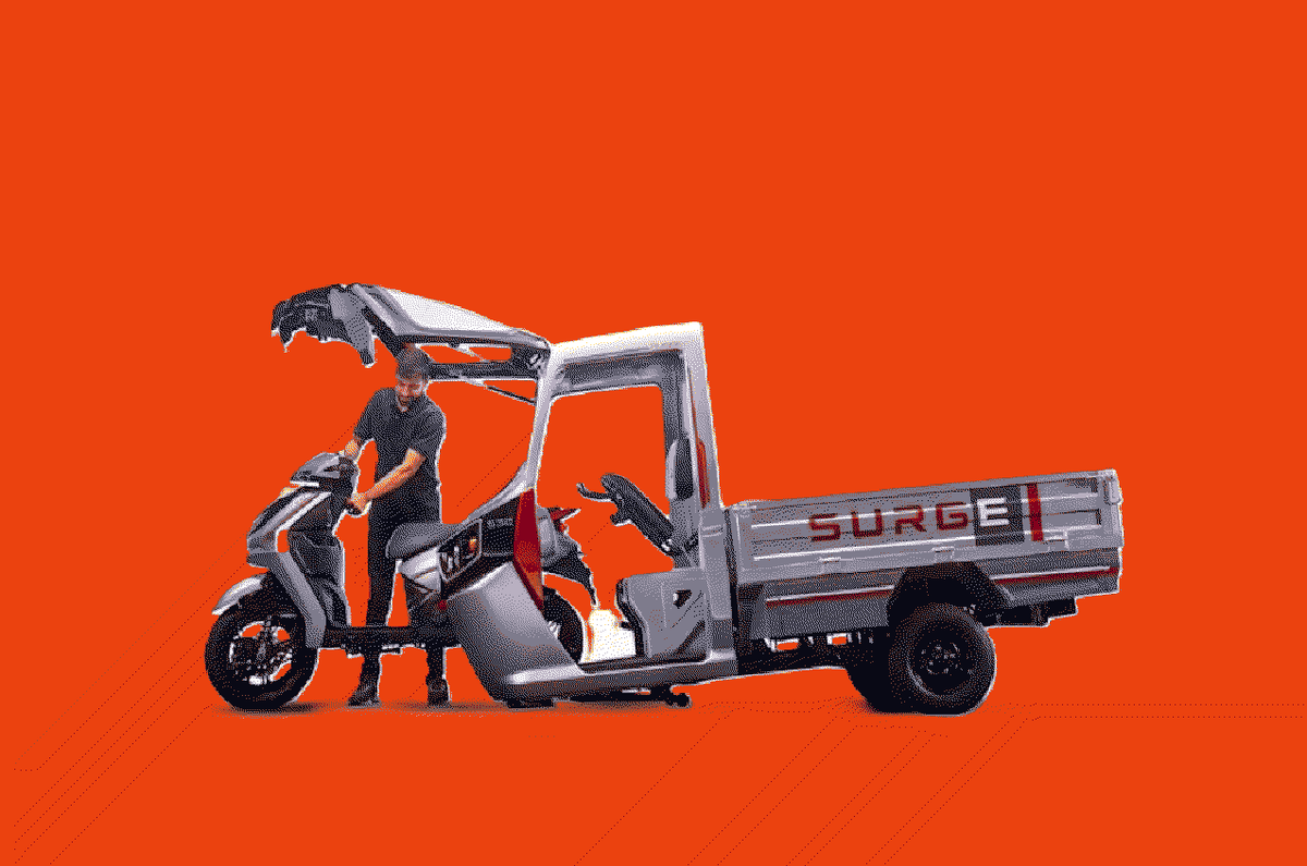 Hero Surge S32: Production Set to Begin for 2-in-1 Electric Scooter-Rickshaw