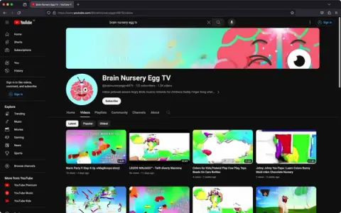 Brain Nursery Egg TV