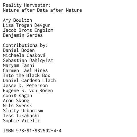Reality Harvester