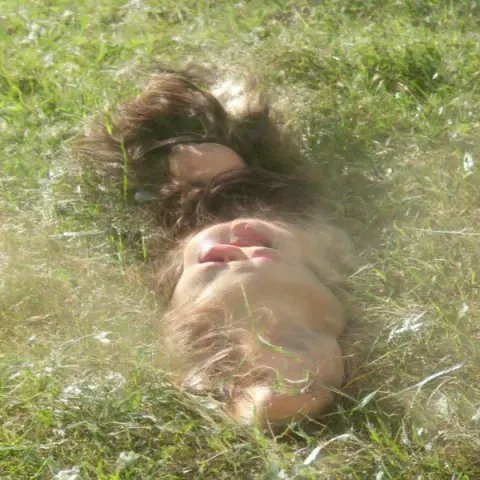 Lying in the grass