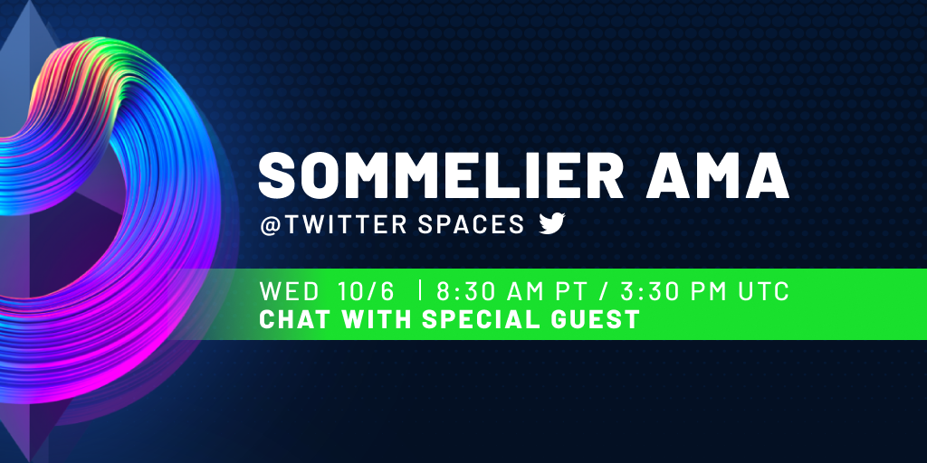 Twitter Spaces With Sommelier: Chat With Special Guest