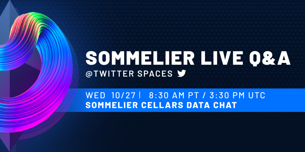 Twitter Spaces With Sommelier: Cellars Data Chat