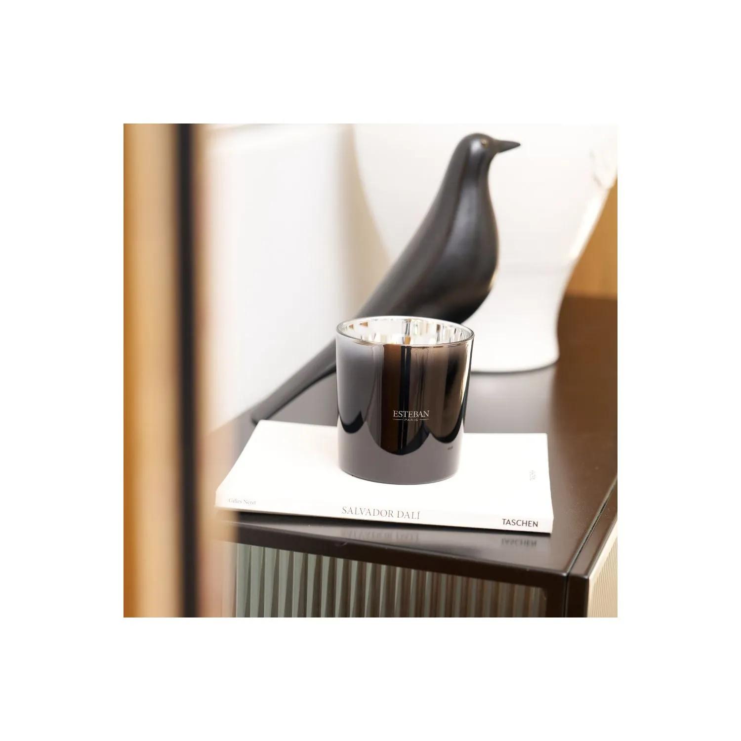 Bougie parfumée Ambre rechargeable 450g 2