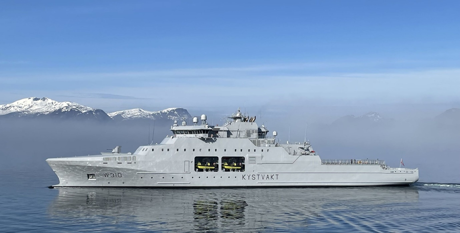 Delivered Handling Systems for Norway's New Coast Guard Vessels