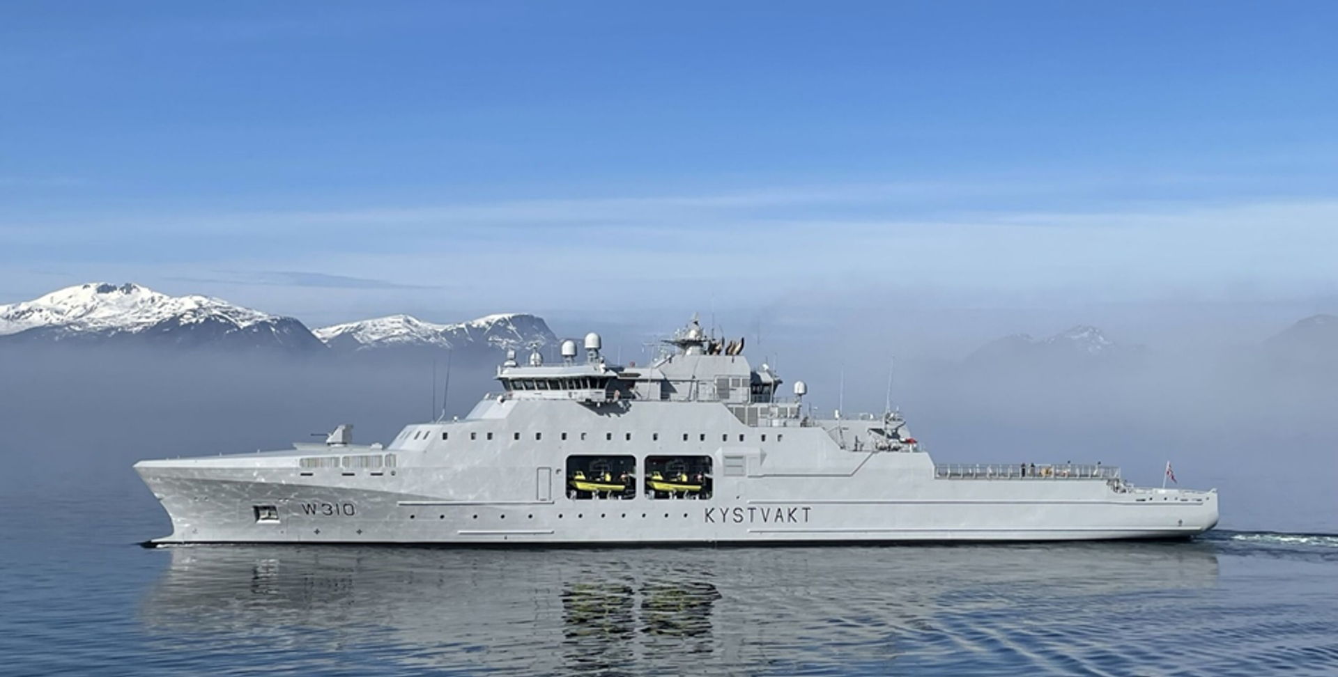 Delivered Handling Systems for Norway's New Coast Guard Vessels