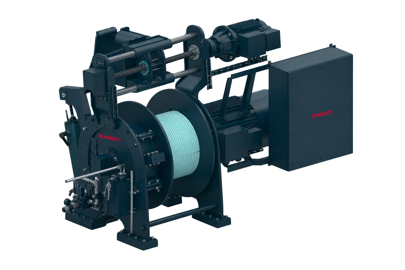 Guide wire winches