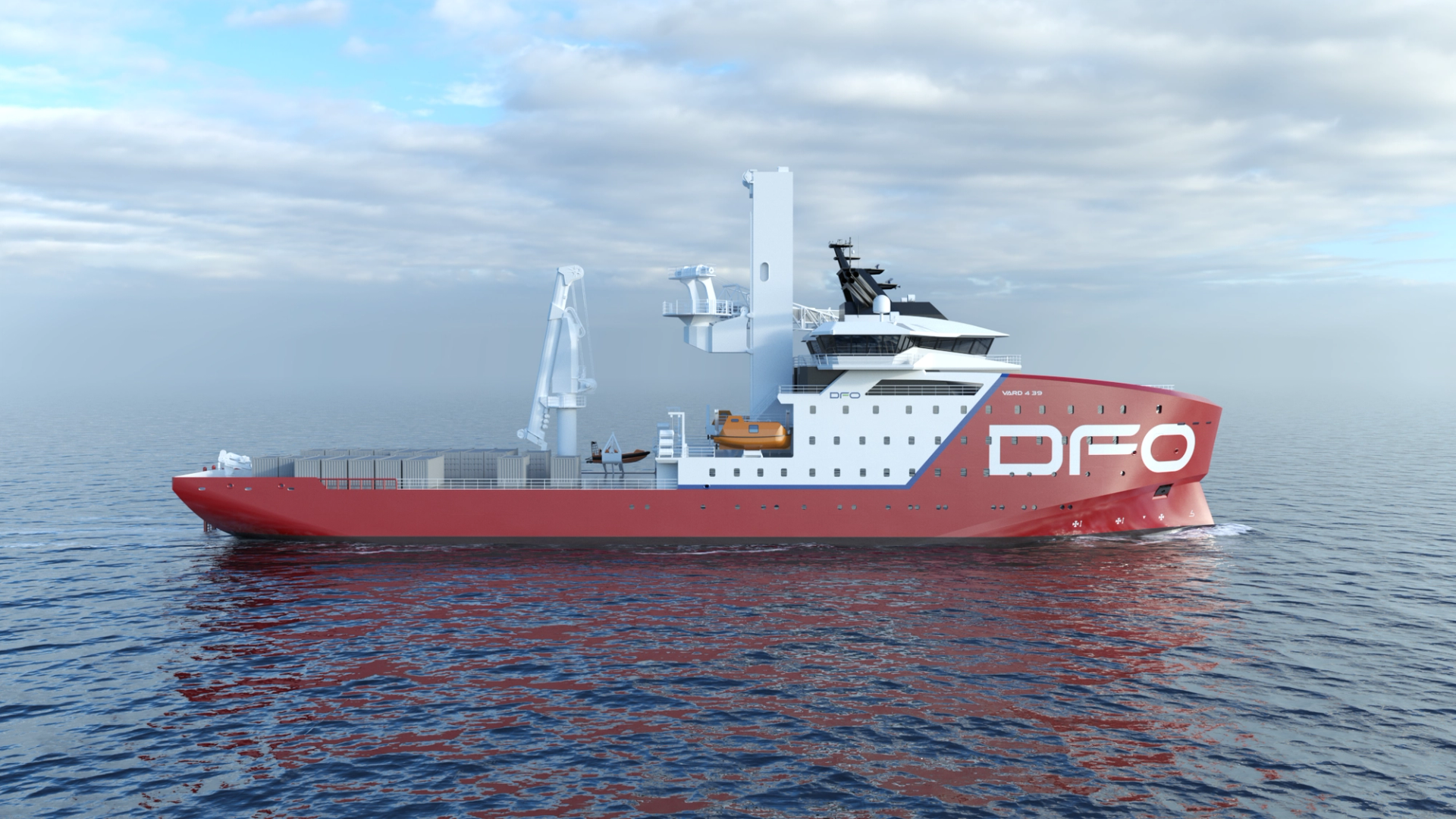 Seaonics selected to deliver Gangway and 3D Crane for new DFO CSOV