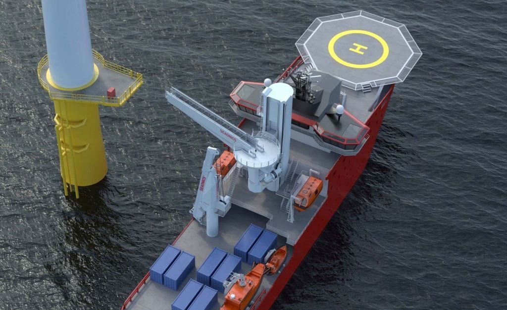 SEAONICS launches a new all-electric gangway for the offshore wind market