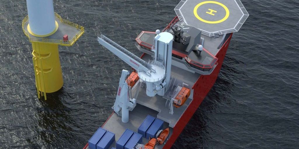 SEAONICS launches a new all-electric gangway for the offshore wind market