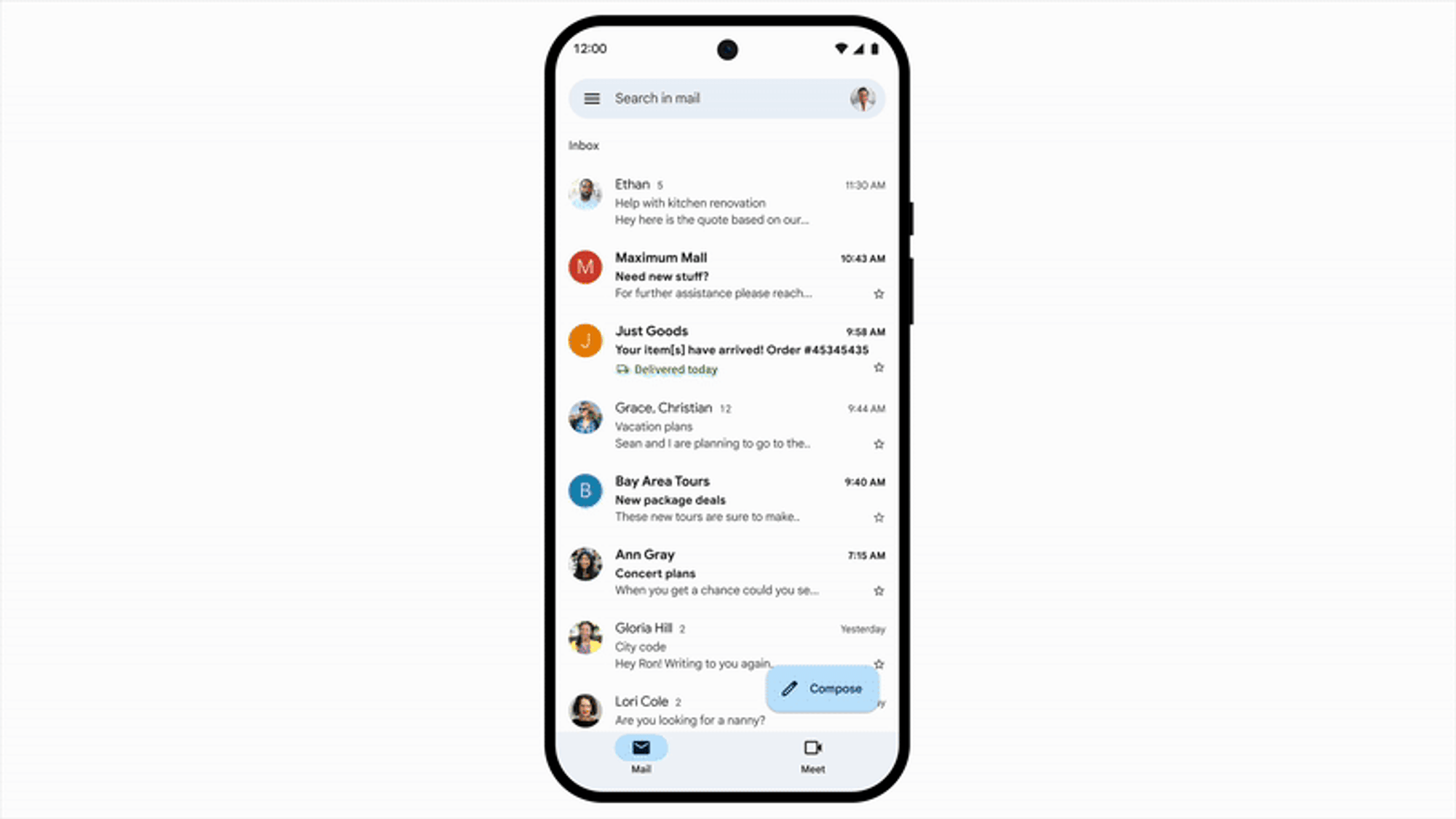 gmail manage subscriptions feature animated gif